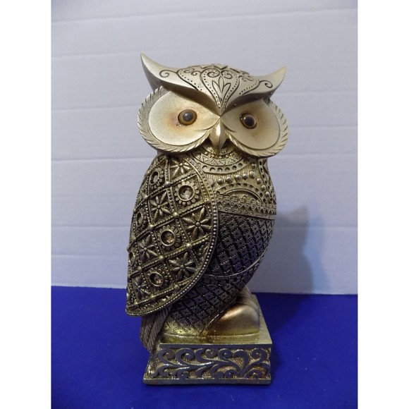 NEW Owl Figurine Satue Sculpture Home Decor - Picture 5 of 5